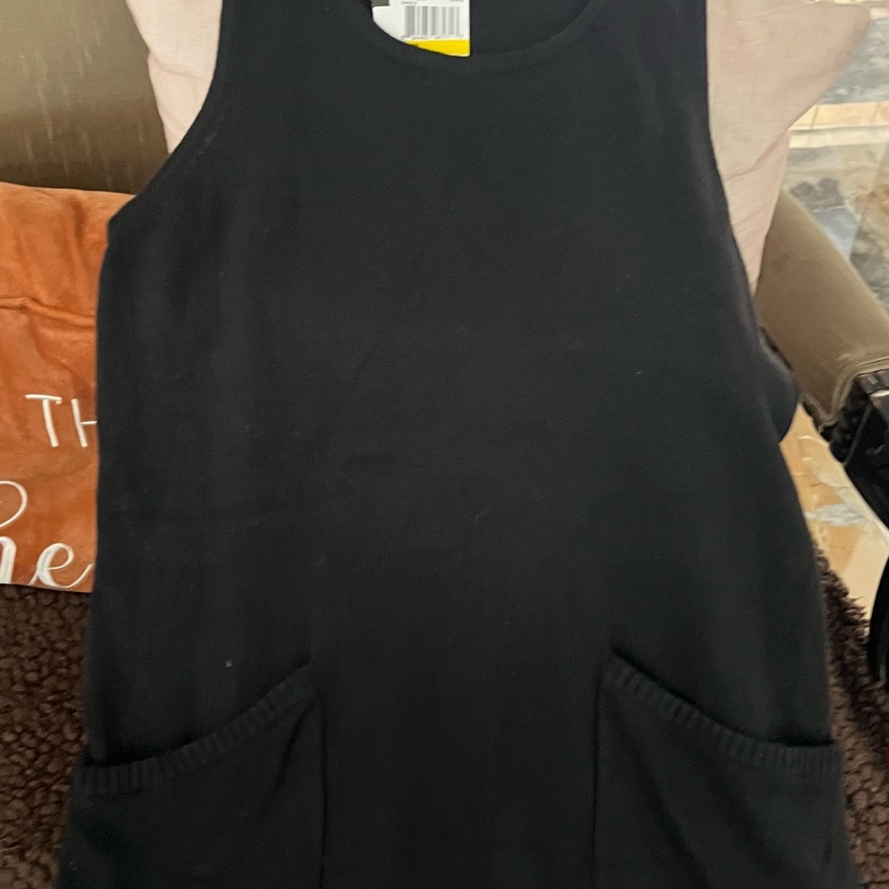 Michael Kors Sleeveless Black Mini Dress